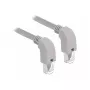 Tinklo kabelis DeLOCK 85878 2m Cat6a S/FTP pilkas