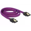 SATA laidas DeLOCK 83692 1 m SATA 7 kontaktų Violetinis