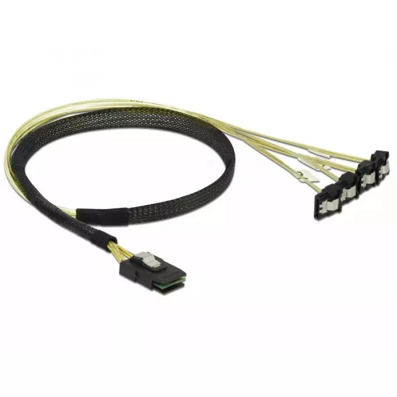 Vidinis maitinimo laidas DeLOCK 85686 0,5 m Mini SAS SFF-8087 į 4 SATA