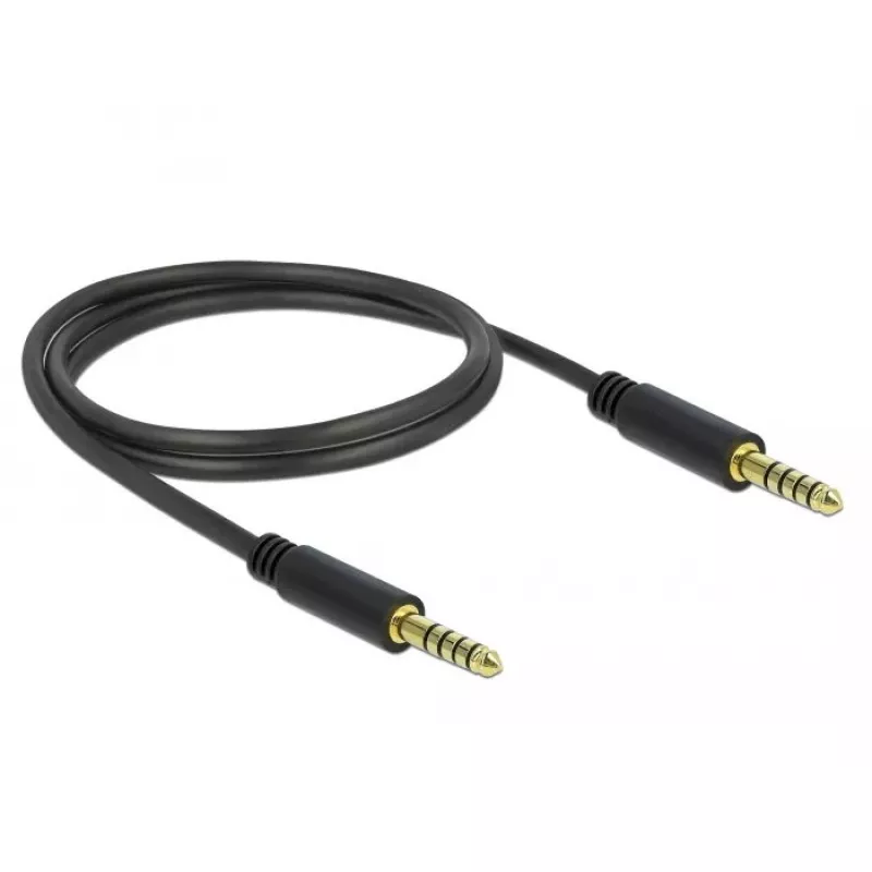 Garso kabelis DeLOCK 85791 1 m 4,4 mm juodas