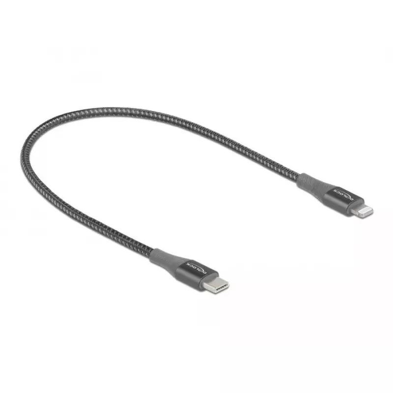 Duomenų ir įkrovimo laidas USB Type-C į Lightning DeLOCK 86630