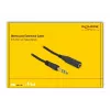 Stereo Jack ilginamasis laidas DeLOCK 86766 10m juodas