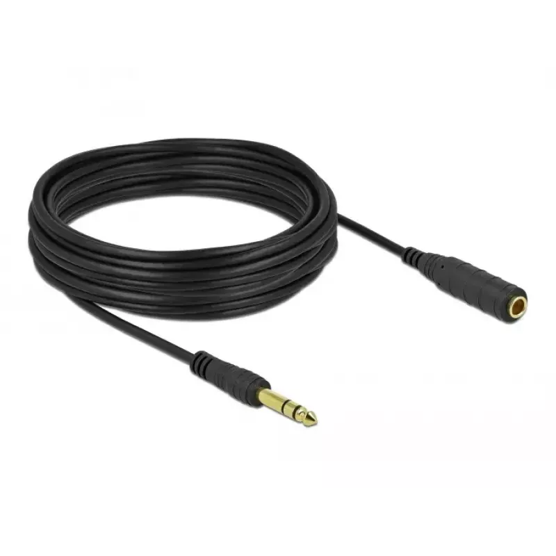 Stereo Jack ilginamasis laidas DeLOCK 86766 10m juodas