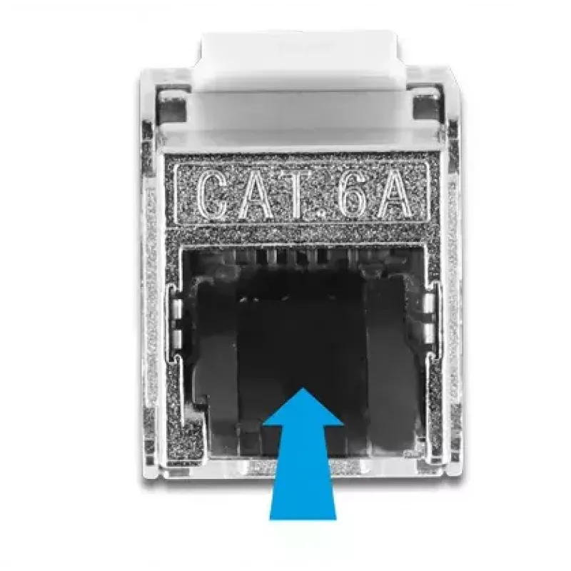 Laidas RJ45 kištukas į Keystone modulį RJ45 lizdas DeLOCK 87030