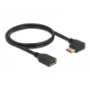 DisplayPort ilginamasis laidas DeLOCK 87073 1m 90° kairėn pasuktas