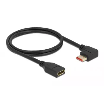 DisplayPort ilginamasis laidas DeLOCK 87073 1m 90° kairėn pasuktas