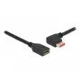 DisplayPort ilginamasis laidas DeLOCK 87073 1m 90° kairėn pasuktas