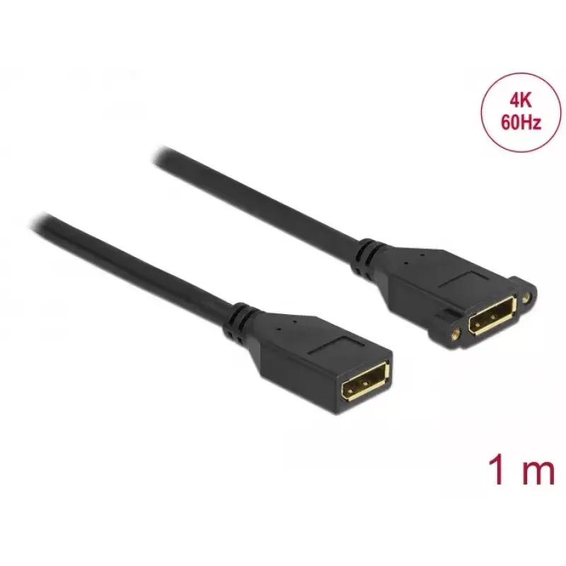 DisplayPort kabelis, lizdas–lizdas, montuojamas skydelyje, DeLOCK 87100