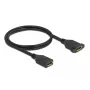 DisplayPort kabelis, lizdas–lizdas, montuojamas skydelyje, DeLOCK 87100