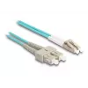 DeLOCK optinis kabelis LC duplex į SC duplex OM3 1m