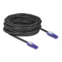Tinklo kabelis DeLOCK 80931 RJ-45 Cat6 10 m juoda violetinė