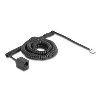 DeLOCK telefono kabelis 10 m Juodas RJ-11 RJ-45