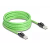 Tinklo kabelis DeLOCK RJ45 Cat.6A kištukas-kištukas SF/UTP 5 m žalias