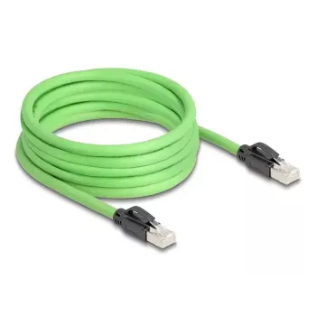 Tinklo kabelis DeLOCK RJ45 Cat.6A kištukas-kištukas SF/UTP 5 m žalias