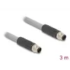 DeLOCK 80534 jutiklių / pavarų kabelis 3 m RST M12 pilkas