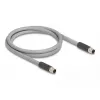 DeLOCK 80534 jutiklių / pavarų kabelis 3 m RST M12 pilkas