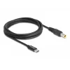 DeLOCK nešiojamojo kompiuterio įkrovimo laidas USB Type-C kištukas į IBM 7,9 x 5,5 mm kištuką 1,5 m 20 V 3 A