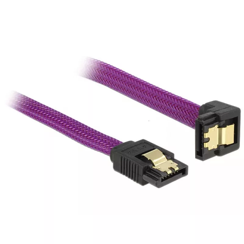 SATA laidas DeLOCK 83696 0,5 m purpurinis