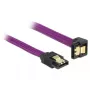 SATA laidas DeLOCK 83696 0,5 m purpurinis