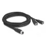 DeLOCK 60651 jutiklio / pavaros kabelis 3 m M12 2 x USB Type-A juodas