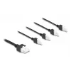 Maitinimo laidas DeLOCK 90173 Juodas 1 m 4 x DC