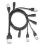 Maitinimo laidas DeLOCK 90173 Juodas 1 m 4 x DC