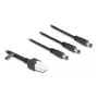 DeLOCK 90168 maitinimo kabelis juodas 1 m 3 x DC 48 V