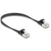 Tinklo kabelis DeLOCK 81161 RJ-45 Cat6a 0,25 m juodas