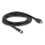 DELOCK M12 A‑koduotas 17‑kaiščių (moteriška) į HDMI (vyriškas) laidas 2 m