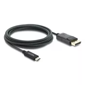 DELOCK bendraašis USB Type-C į DisplayPort kabelis (DP Alt Mode) 4K 60 Hz, 2 m, juodas