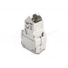 Keystone modulis DELOCK 90938 — RJ-45 Cat.6A ekranuotas plokščias keystone, baltas