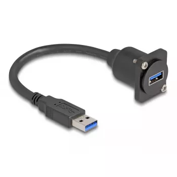 DeLOCK D tipo USB laidas, Type-A kištukas į Type-A patelę, 20 cm, 5 Gbps