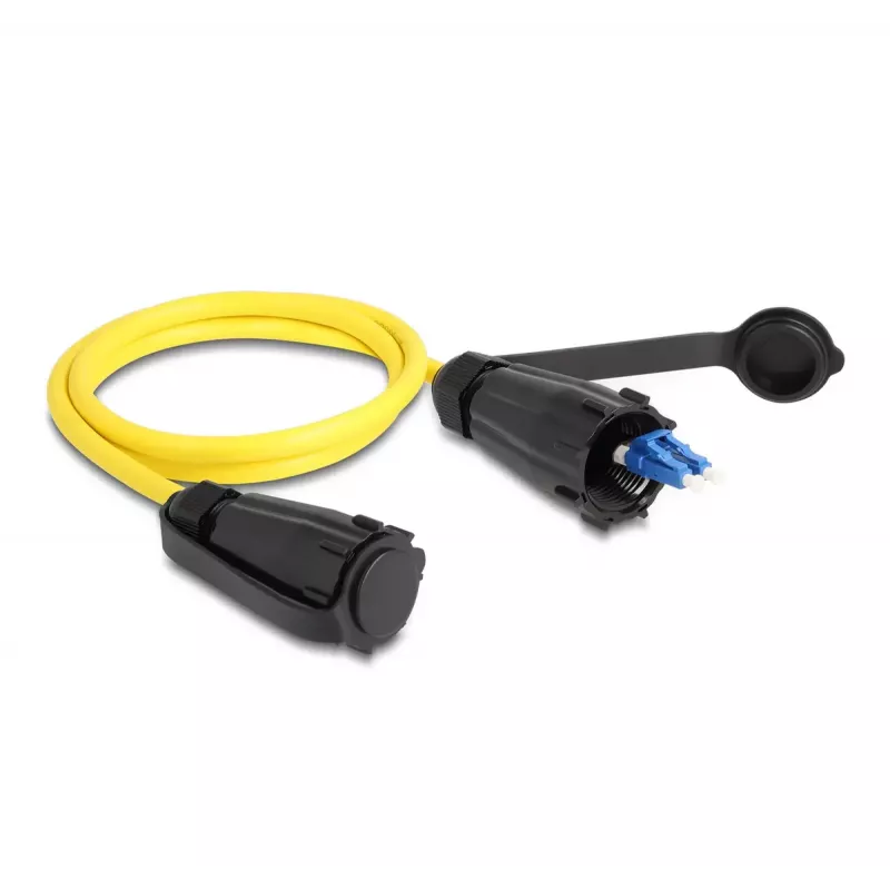 DeLOCK optinės skaidulos kabelis LC Duplex į LC Duplex 1 m vienmodis IP68