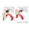 USB laidas DeLOCK 83851 USB 2.0 3 m USB A Micro-USB B juodas