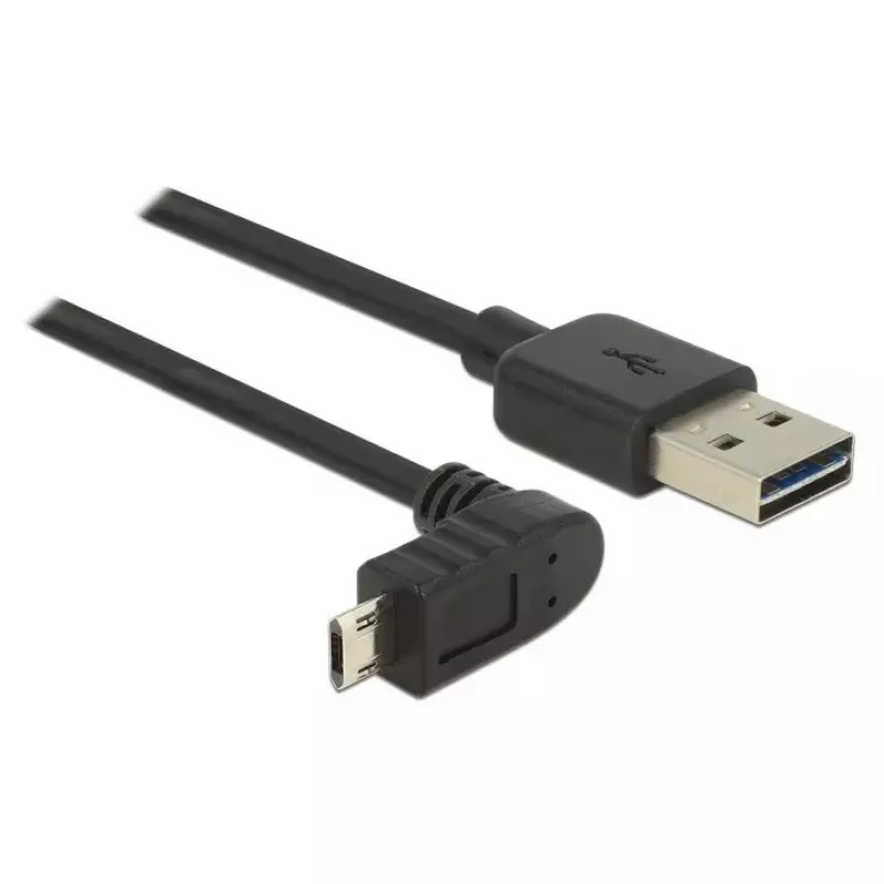 USB laidas DeLOCK 83856 USB 2.0 2m USB A Micro-USB B Juoda