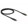 USB laidas DeLOCK 85207 USB 3.2 Gen 2 1m USB C juodas