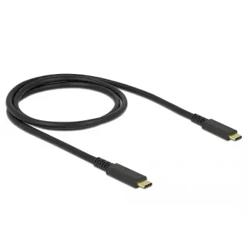 USB laidas DeLOCK 85207 USB 3.2 Gen 2 1m USB C juodas