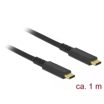 USB laidas DeLOCK 85207 USB 3.2 Gen 2 1m USB C juodas