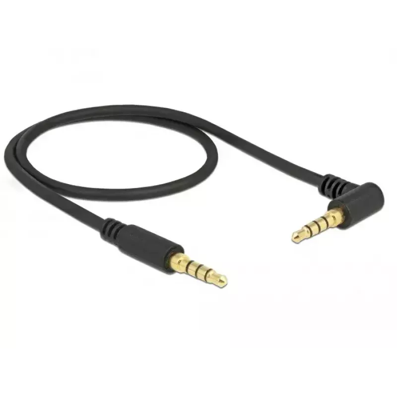 Audio kabelis DeLOCK 85607 0,5m 3,5mm juodas