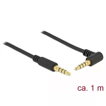 Audio kabelis DeLOCK 85610 1 m 3,5 mm, juodas