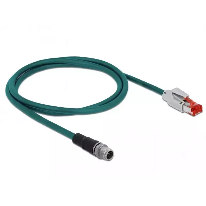 Tinklo kabelis DeLOCK 85425 RJ45 Cat6 1m juodas