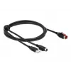 „PoweredUSB“ laidas „DeLOCK 85941“ 24 V USB Type-A Mini-DIN 2 m