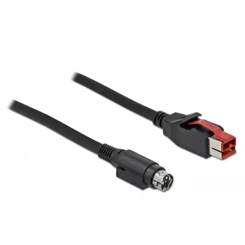 PoweredUSB laidas DeLOCK 85947 24 V Mini-DIN 3 kontaktų 3 m