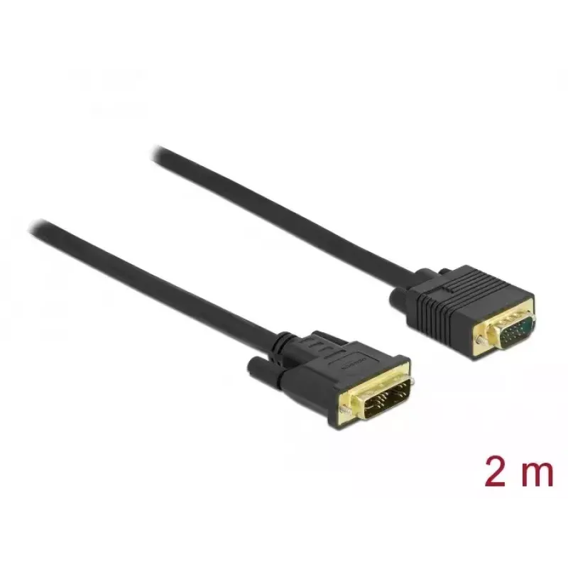 DVI į VGA kabelis DeLOCK 86749 2m