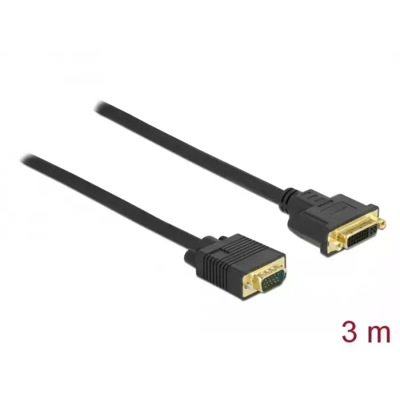 DVI į VGA laidas DeLOCK 86758 3m