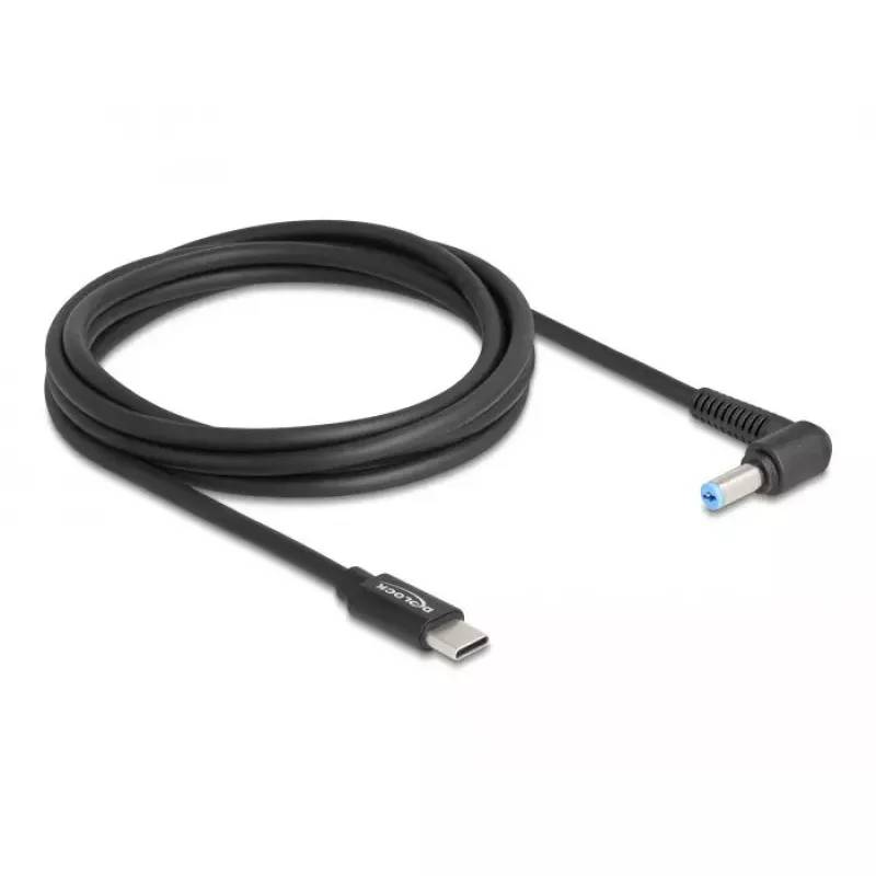 DeLOCK nešiojamojo kompiuterio įkrovimo laidas USB Type-C patinas į Acer 5,5 x 1,7 mm patinas 1,5 m 20 V