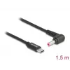 DeLOCK nešiojamojo kompiuterio įkrovimo laidas USB Type-C kištukas – HP 4,8 x 1,7 mm kištukas 1,5 m 20 V