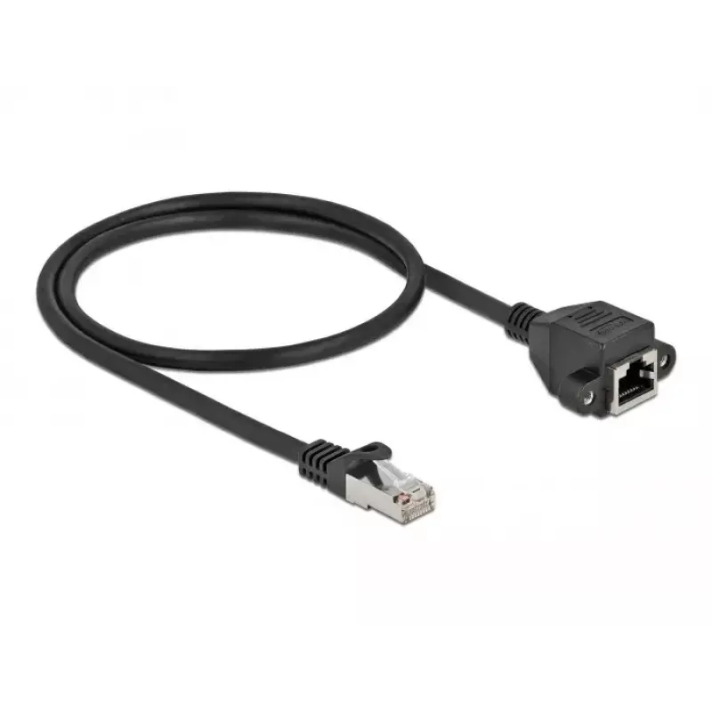 Tinklo ilgintuvas DeLOCK Cat.6A 50 cm juodas