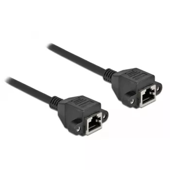 Tinklo ilginamasis laidas DeLOCK Cat.6A 50 cm juodas