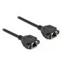 Tinklo ilginamasis laidas DeLOCK Cat.6A 50 cm juodas